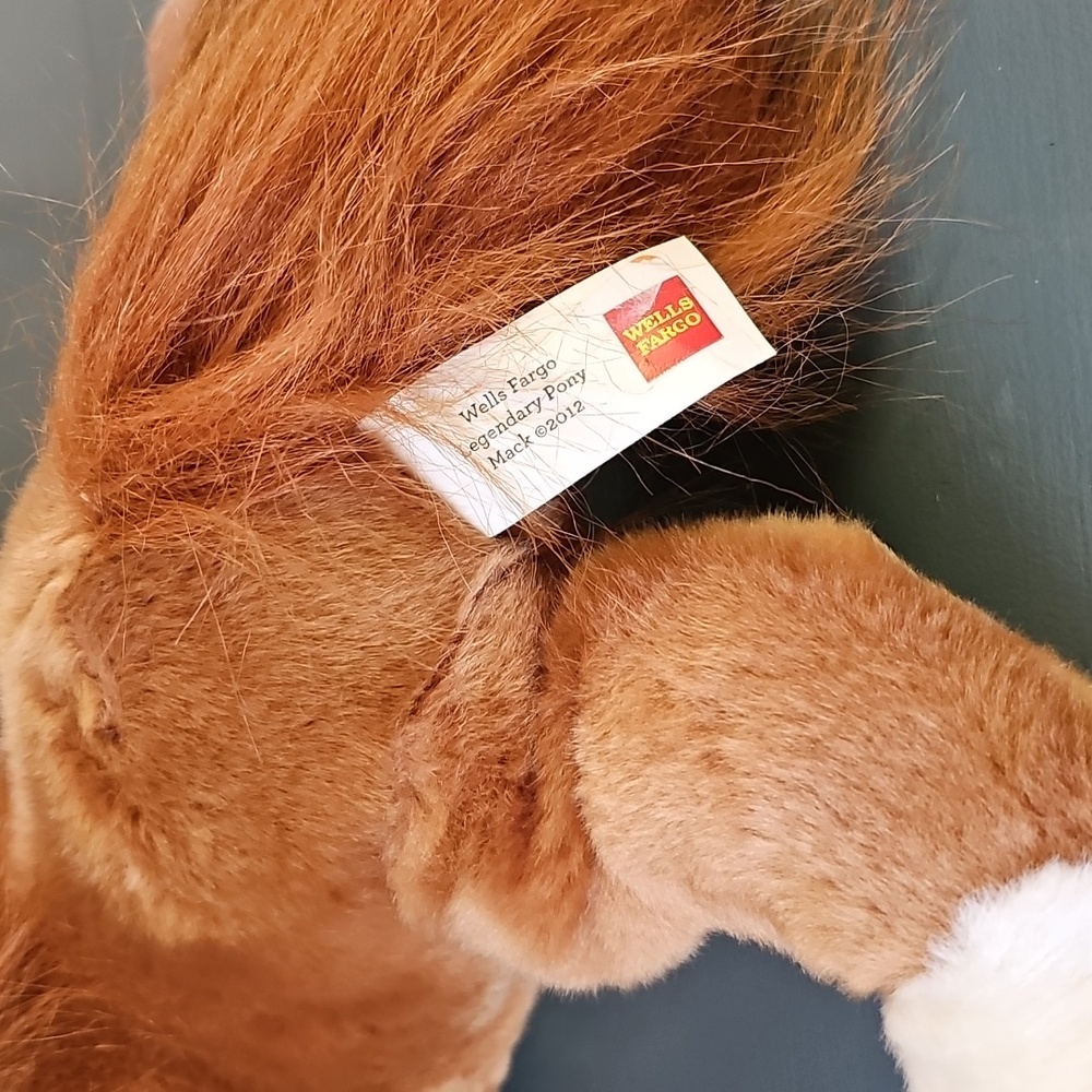 Limeted Edition Plush Top, Pony Named MACK. To Celebrate 160 Years Of WELLS FARG - Picture 7 of 11